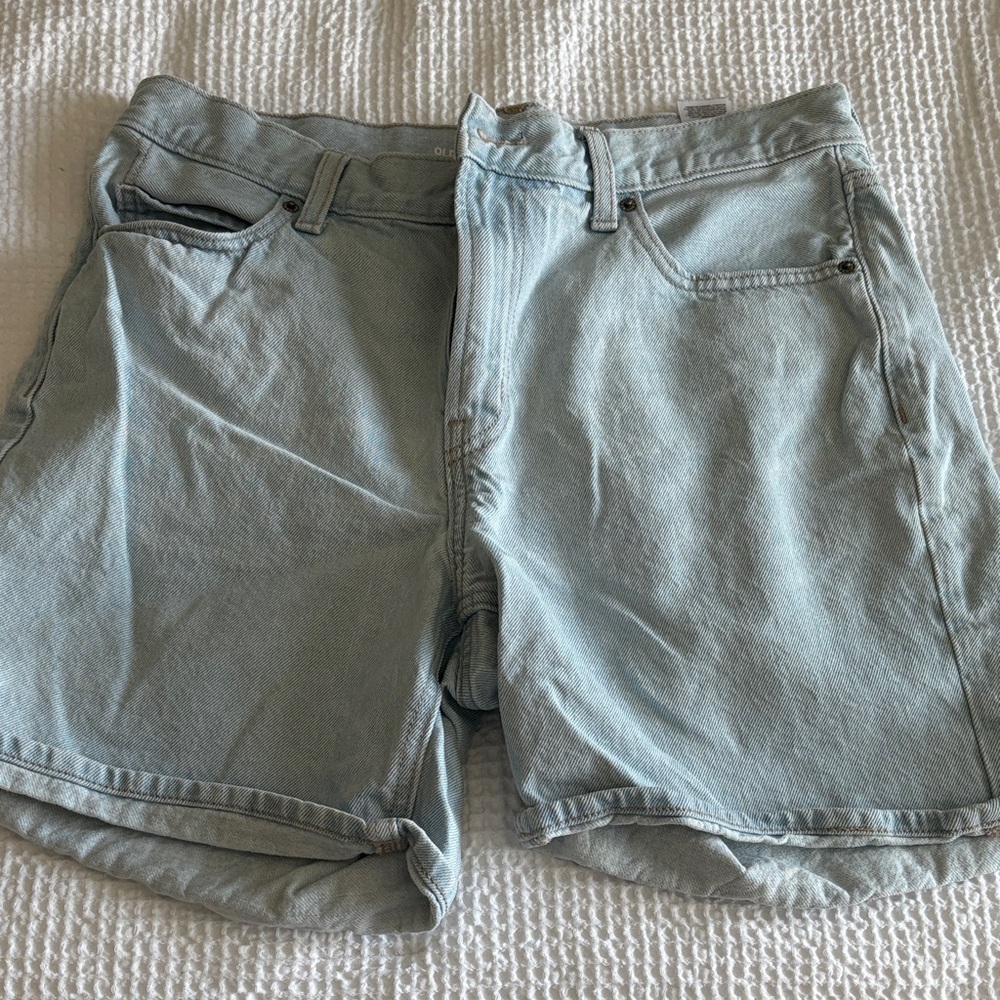 Old Navy Light Blue Slouchy Straight Jeans